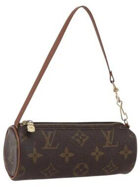 LOUIS VUITTON Monogram Papillon Pouch LV Auth
